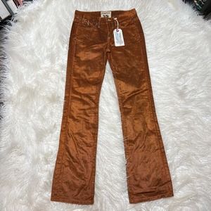 Parasuco Womens Pants Corduroy Rust Parasuco Jeans Low Rise Bootcut 8015LER